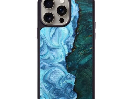 iPhone 15 Pro Max Wood+Resin Phone Case - Jada (Blue, 662710) Online