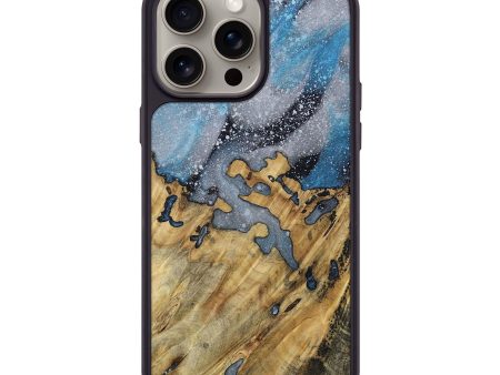 iPhone 15 Pro Max Wood+Resin Phone Case - Millie (Cosmos, 666052) Online Sale