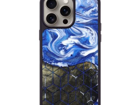 iPhone 15 Pro Max Wood+Resin Phone Case - Derrick (Pattern, 663858) Hot on Sale