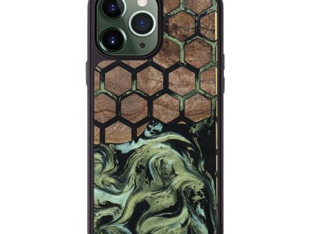 iPhone 13 Pro Max Wood+Resin Phone Case - Gage (Pattern, 662050) Online Hot Sale