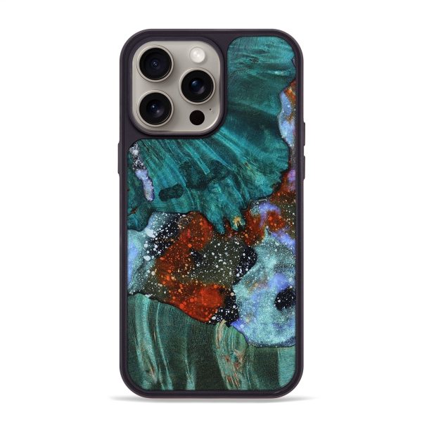 iPhone 15 Pro Max Wood+Resin Phone Case - Enrique (Cosmos, 662121) Online now