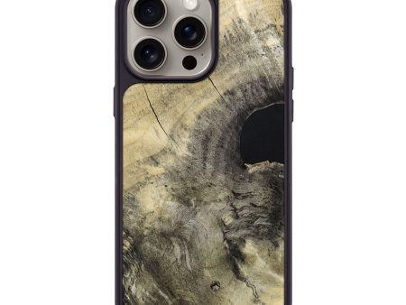 iPhone 15 Pro Max Wood+Resin Phone Case - Madelyn (Wood Burl, 664086) Fashion