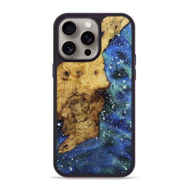 iPhone 15 Pro Max Wood+Resin Phone Case - Owen (Cosmos, 661584) Online Hot Sale