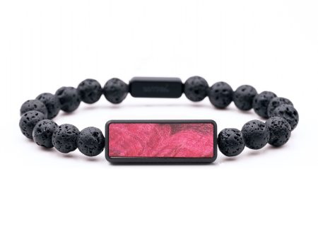 Lava Bead ResinArt Bracelet - Amora (Wood Burl, 664451) Online Hot Sale