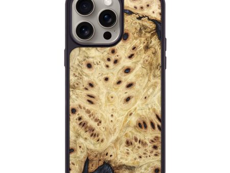 iPhone 15 Pro Max Wood+Resin Phone Case - Victor (Wood Burl, 663461) Online now