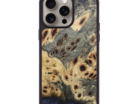 iPhone 15 Pro Max Wood+Resin Phone Case - Tobias (Wood Burl, 664911) Online now