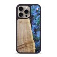 iPhone 15 Pro Max Wood+Resin Phone Case - Antonio (Cosmos, 665119) on Sale