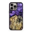 iPhone 15 Pro Max Wood+Resin Phone Case - Julie (Purple, 665329) on Sale