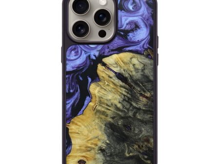 iPhone 15 Pro Max Wood+Resin Phone Case - Clara (Purple, 664148) on Sale