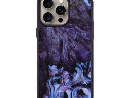 iPhone 15 Pro Max Wood+Resin Phone Case - Omar (Purple, 664754) Online