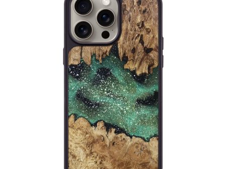 iPhone 15 Pro Max Wood+Resin Phone Case - Jayleen (Cosmos, 662454) Fashion