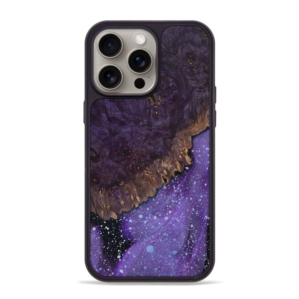 iPhone 15 Pro Max Wood+Resin Phone Case - Leroy (Cosmos, 661835) Sale