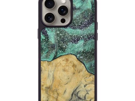 iPhone 15 Pro Max Wood+Resin Phone Case - Everett (Cosmos, 665079) Online Sale