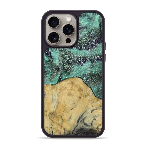 iPhone 15 Pro Max Wood+Resin Phone Case - Everett (Cosmos, 665079) Online Sale