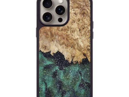 iPhone 15 Pro Max Wood+Resin Phone Case - Amy (Cosmos, 662464) For Cheap