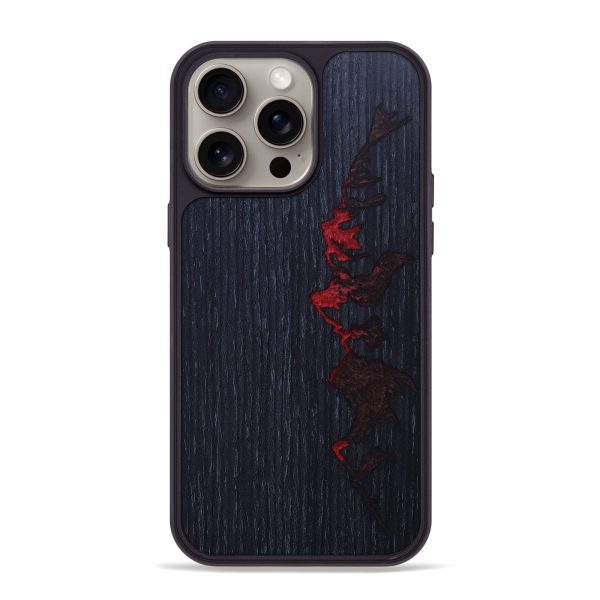 iPhone 15 Pro Max Wood+Resin Phone Case - Eden (Pattern, 663870) on Sale