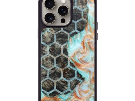 iPhone 15 Pro Max Wood+Resin Phone Case - Yvette (Pattern, 662760) For Discount