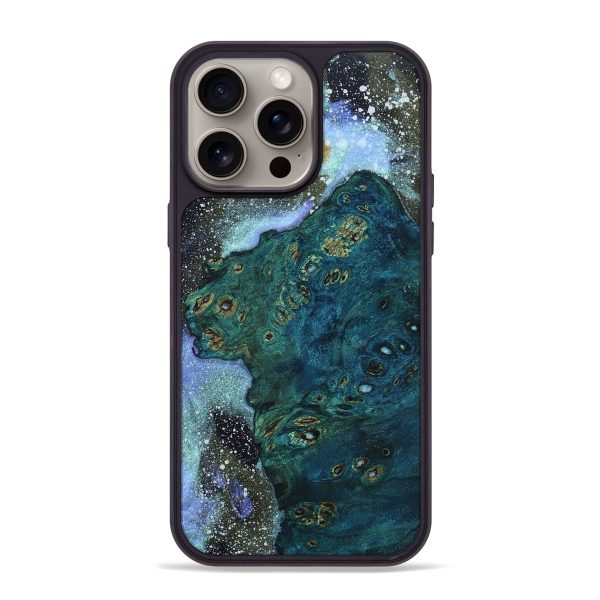 iPhone 15 Pro Max Wood+Resin Phone Case - Esther (Watercolor, 662116) Supply