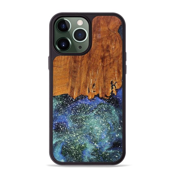 iPhone 13 Pro Max Wood+Resin Phone Case - Ava (Cosmos, 661567) Online Sale