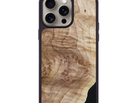 iPhone 15 Pro Max Wood+Resin Phone Case - Amie (Wood Burl, 665771) Discount