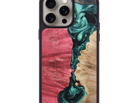 iPhone 15 Pro Max Wood+Resin Phone Case - Elias (Mosaic, 665321) Supply