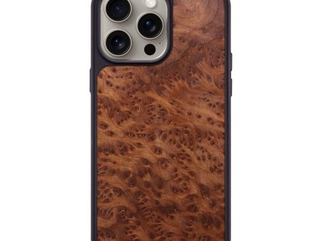 iPhone 15 Pro Max Wood+Resin Phone Case - Katherine (Wood Burl, 662329) For Cheap