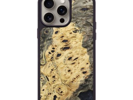 iPhone 15 Pro Max Wood+Resin Phone Case - Abraham (Wood Burl, 663449) Supply