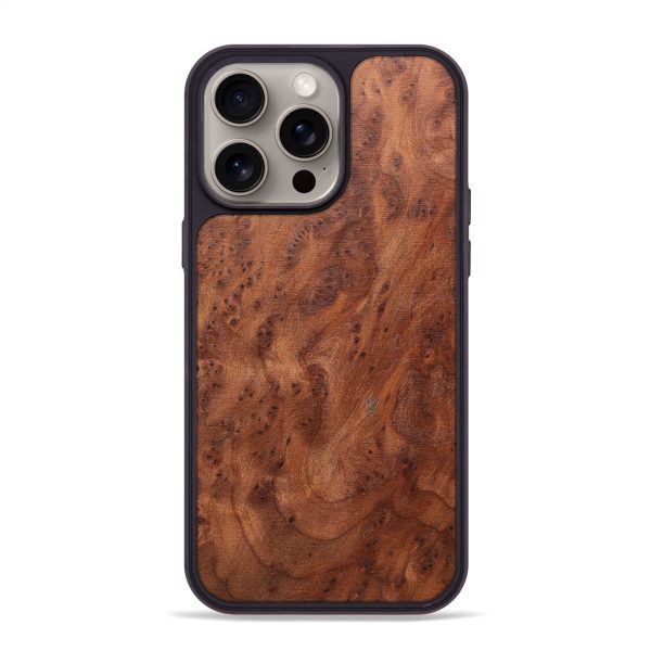 iPhone 15 Pro Max Burl Wood Phone Case - Fernando (Wood Burl, 660982) Online now