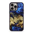 iPhone 15 Pro Max Wood+Resin Phone Case - Kaylin (Blue, 661575) Cheap