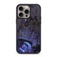 iPhone 15 Pro Max Wood+Resin Phone Case - Ginger (Purple, 662009) Fashion