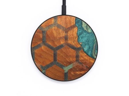 Circle Wood+Resin Wireless Charger - Amina (Pattern, 665681) Supply