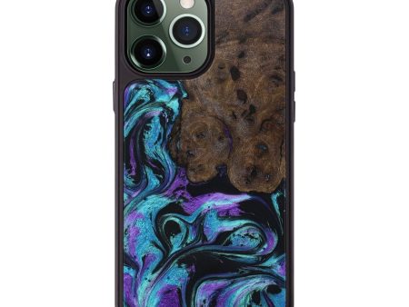 iPhone 13 Pro Max Wood+Resin Phone Case - Aspen (Purple, 661709) For Sale