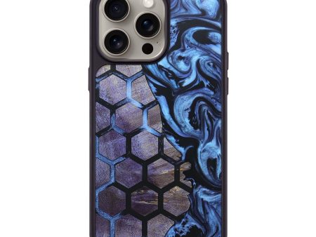 iPhone 15 Pro Max Wood+Resin Phone Case - Leticia (Pattern, 663300) Online