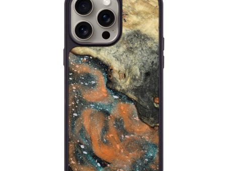 iPhone 15 Pro Max Wood+Resin Phone Case - Nicholas (Cosmos, 661542) on Sale