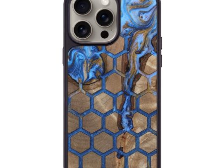 iPhone 15 Pro Max Wood+Resin Phone Case - Kristina (Pattern, 662537) Supply