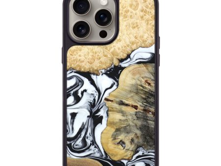 iPhone 15 Pro Max Wood+Resin Phone Case - Juliette (Mosaic, 665780) Sale