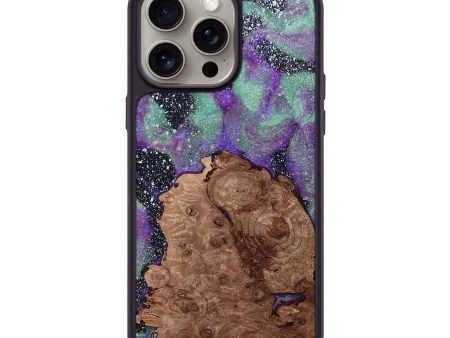 iPhone 15 Pro Max Wood+Resin Phone Case - Clyde (Cosmos, 663774) Online now