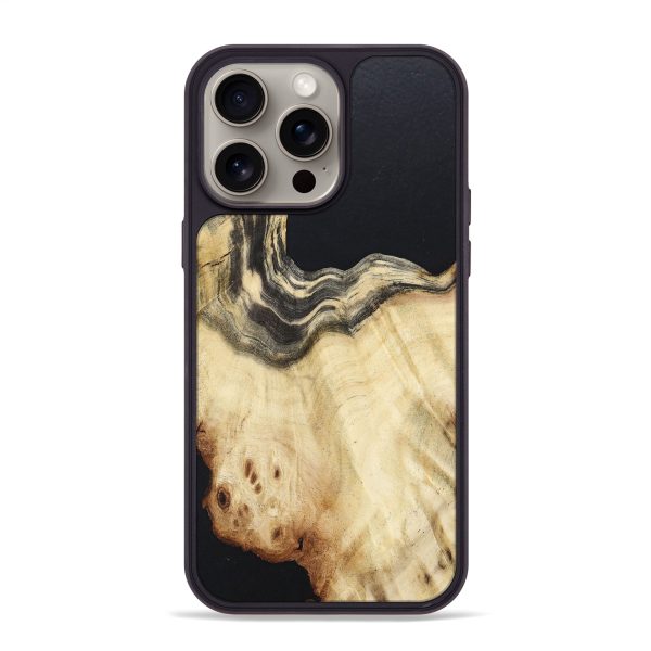 iPhone 15 Pro Max Wood+Resin Phone Case - Quinn (Wood Burl, 665770) Supply