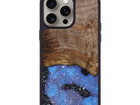 iPhone 15 Pro Max Wood+Resin Phone Case - Heaven (Cosmos, 663592) Online now