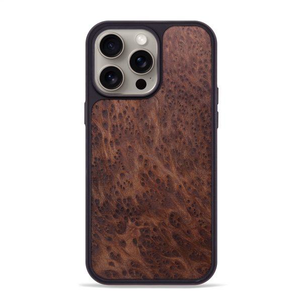 iPhone 15 Pro Max Wood+Resin Phone Case - Dwight (Wood Burl, 662405) Online