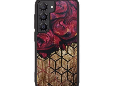 Galaxy S23 Wood+Resin Phone Case - Celia (Pattern, 664929) For Discount