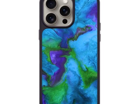 iPhone 15 Pro Max Wood+Resin Phone Case - Jerome (Watercolor, 662057) For Cheap