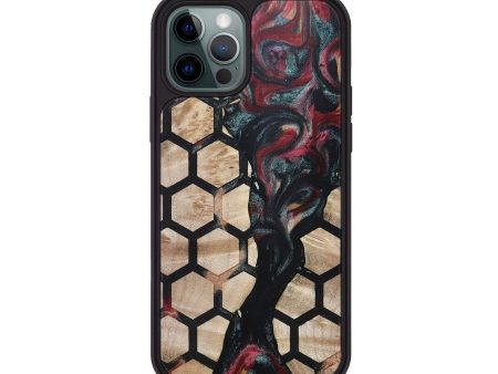 iPhone 12 Pro Wood+Resin Phone Case - Daniel (Pattern, 664926) on Sale