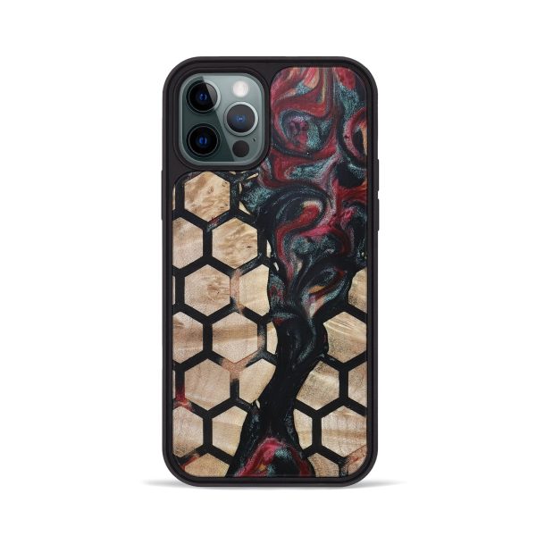 iPhone 12 Pro Wood+Resin Phone Case - Daniel (Pattern, 664926) on Sale