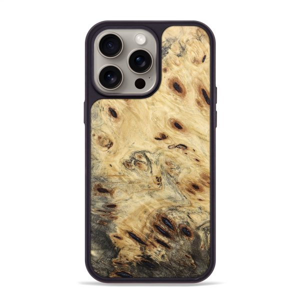 iPhone 15 Pro Max Burl Wood Phone Case - Luca (Wood Burl, 666146) Fashion