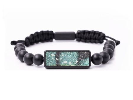 Onyx Bead Wood+Resin Bracelet - Olivia (Cosmos, 664429) Online