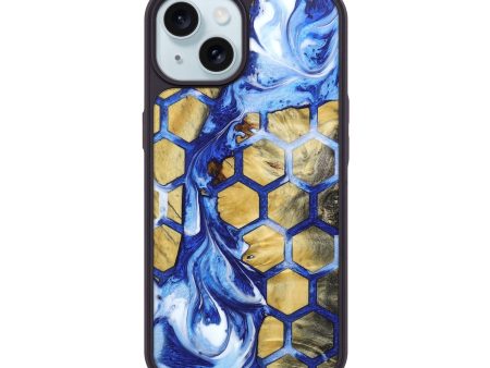 iPhone 15 Wood+Resin Phone Case - Deandre (Pattern, 664927) Online Sale