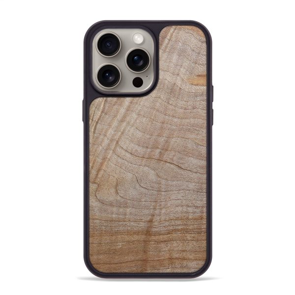 iPhone 15 Pro Max Burl Wood Phone Case - Chris (Blue, 662226) Online now