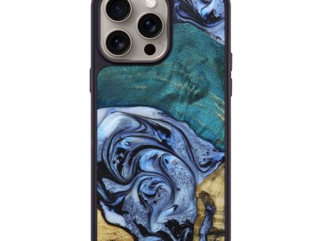 iPhone 15 Pro Max Wood+Resin Phone Case - Remington (Mosaic, 664936) For Discount