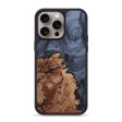 iPhone 15 Pro Max Wood+Resin Phone Case - Flora (Pure Black, 663388) Hot on Sale